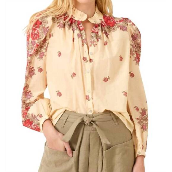 ALIX OF BOHEMIA Tops - NEW ALIX OF BOHEMIA annabel longsleeve shirt in rosebush